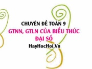 Tìm GTNN, GTLN của biểu thức chứa giá trị tuyệt đối